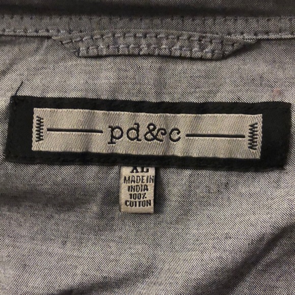 PD&C Plaid Flannel Shirt. Size XL - Picture 3 of 3